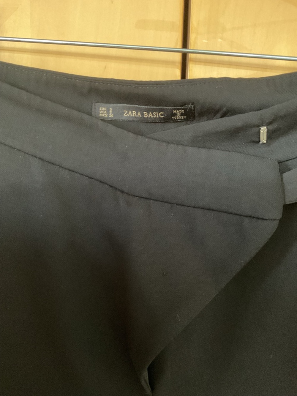 Zara Straight Leg side tie Trousers - Picture 4 of 4